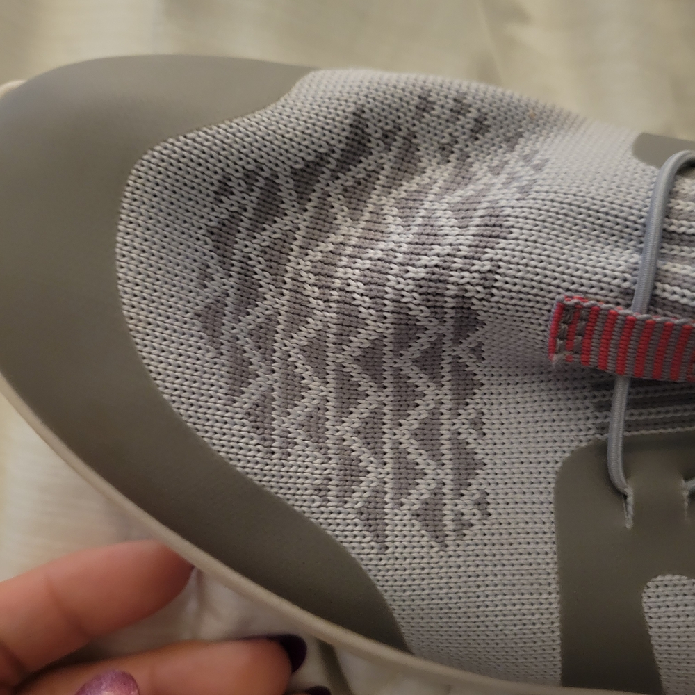 OluKai Gray and White Athletic Shoes - Picture 4 of 5